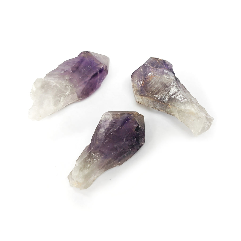 Raw Quartz, Long, Amethyst 水晶原石, 長形, 紫水晶