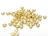 Spacer, Brass, 3.3mm, 100 Pcs | 3.3mm銅隔珠, 100個