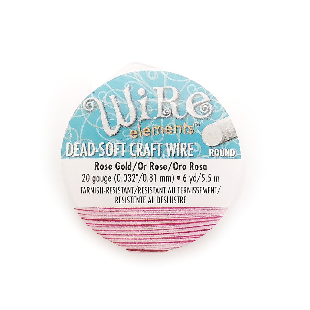 Craft Wire, Round, Beadsmith, 20 Gauge (0.81mm) | 圓銅線, Beadsmith, 20 Gauge (0.81mm)