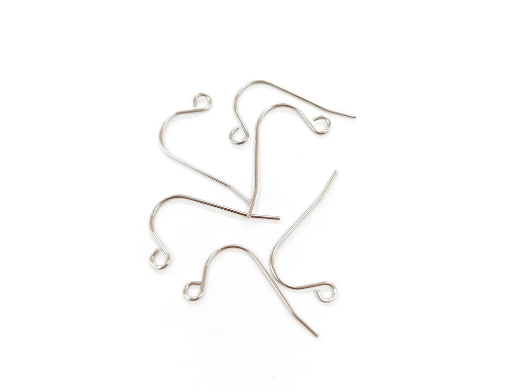 Earring Hook, Stainless Steel, Steel/Gold, 3 Pairs | 不鏽鋼耳勾, 有圈, 鋼色/金色, 3對