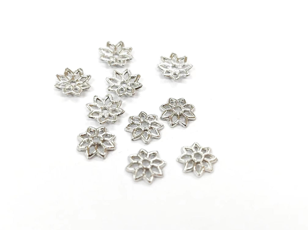 Bead Cap, Brass, 8mm, 10 Pieces | 銅珠蓋, 8mm, 10個