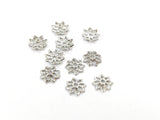 Bead Cap, Brass, 8mm, 10 Pieces | 銅珠蓋, 8mm, 10個