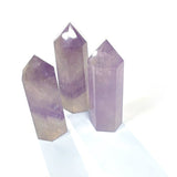 Polished Quartz Crystal Points, Amethyst, Light Purple 水晶柱, 紫水晶, 淺紫