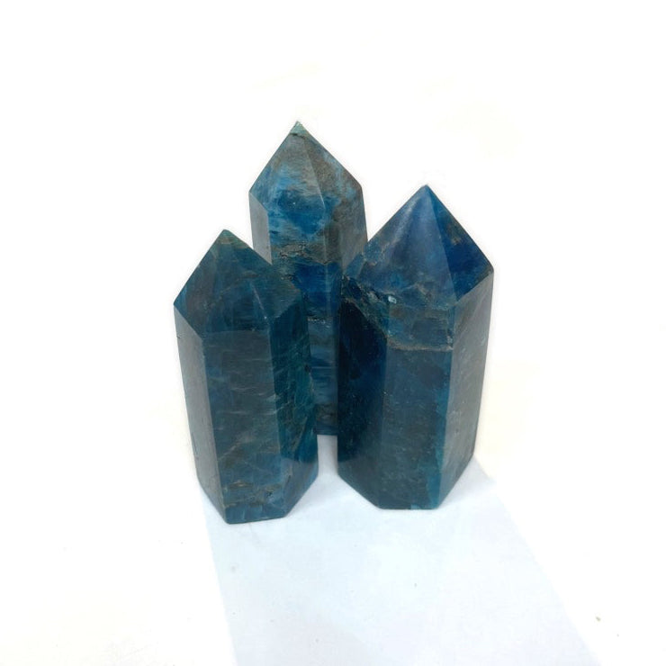 水晶柱, 藍磷灰石