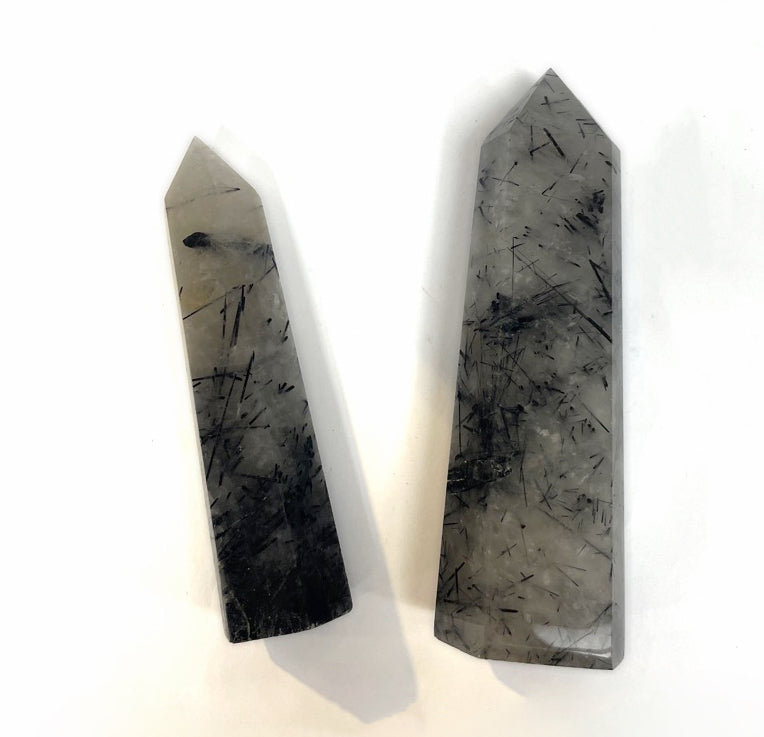 水晶柱, 黑髮晶