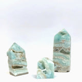 Polished Quartz Crystal Points, Hemimorphite 水晶柱, 異極礦