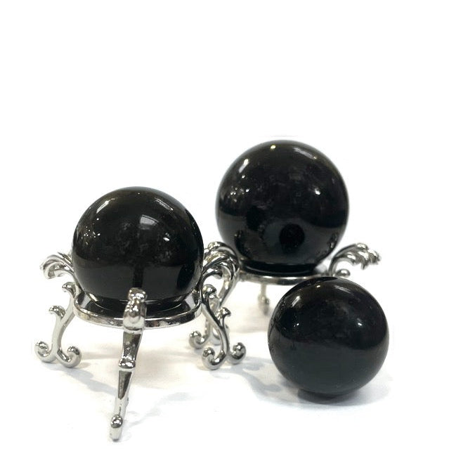 Crystal Ball/ Sphere, Obsidian 水晶球, 黑曜石