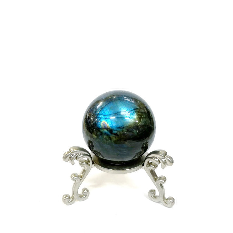 Crystal Ball/ Sphere, Labradorite 水晶球, 拉長石