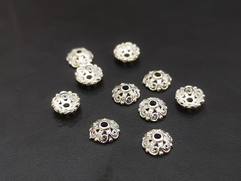 銅珠蓋, 6mm, 10個