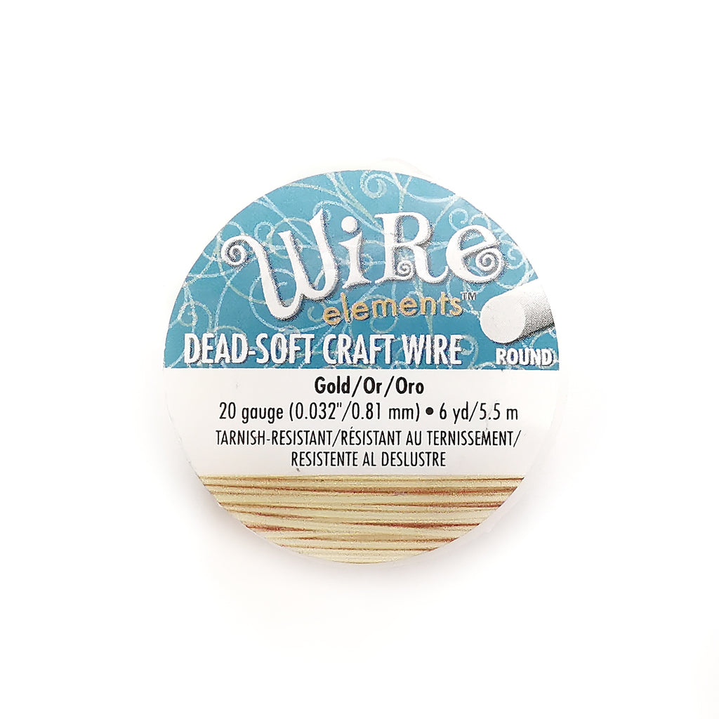 Craft Wire, Round, Beadsmith, 20 Gauge (0.81mm) | 圓銅線, Beadsmith, 20 Gauge (0.81mm)