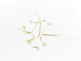 Earring Hook, Stainless Steel, Steel/Gold, 3 Pairs | 不鏽鋼耳勾, 有圈, 鋼色/金色, 3對
