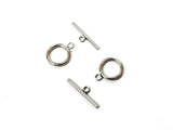 Toggle Clasp, Stainless Steel, Round | OT扣, 不鏽鋼, 12mm/14mm圓形