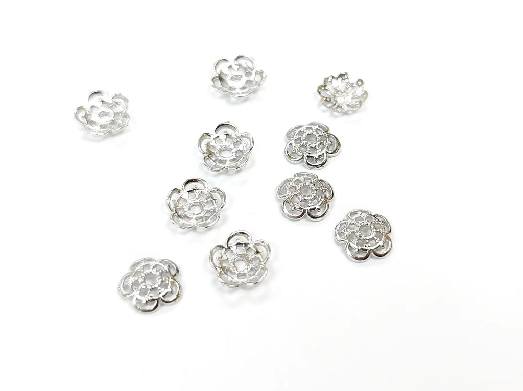 Bead Cap, Brass, 8.5mm, 10 Pieces | 銅珠蓋, 8.5mm, 10個