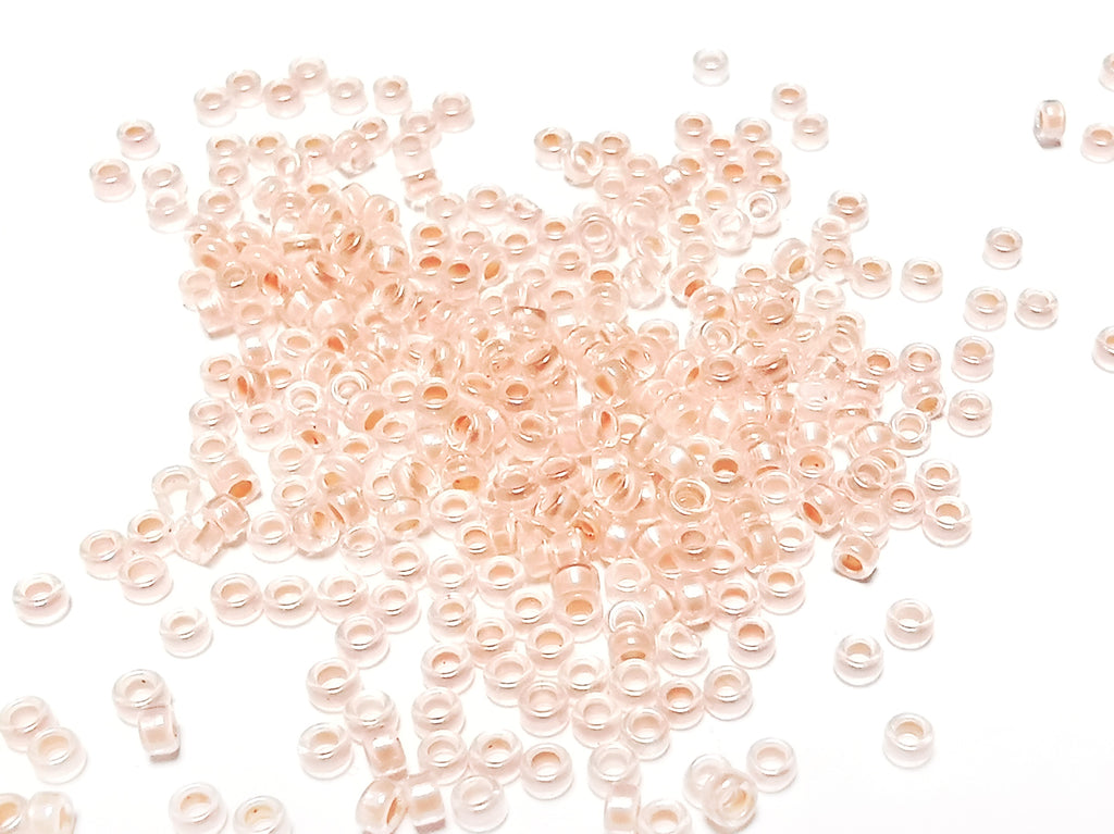Cylinder seed bead, inside-color, 2.5mm | 古董玻璃珠, 染芯, 2.5mm