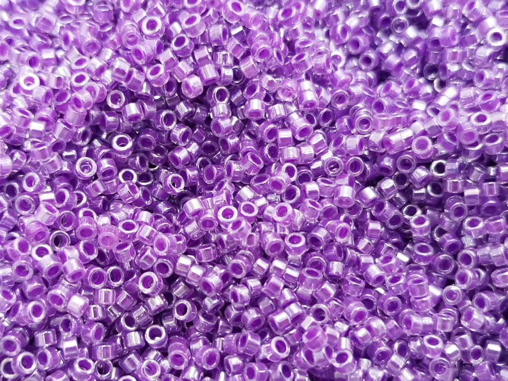 Cylinder seed bead, inside-color, 2.5mm | 古董玻璃珠, 染芯, 2.5mm