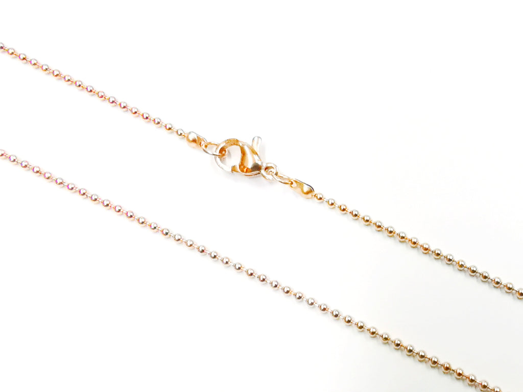 18" Stainless Steel Necklace, 1.5mm Ball | 18“ 不鏽鋼項鏈 1.5mm波子鏈