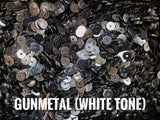 Clearance, Brass sequins, 5mm, centre hole, 200 pcs | 特價, 圓銅片, 5mm, 中孔, 200個