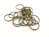 Brass Ring, Round, 16mm, 20pcs | 銅圈, 圓, 16mm, 20個