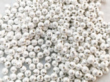 Stardust Bead, Sanded Bead, Round, 5mm, 48 Pieces | 噴沙銅珠, 5mm, 48個