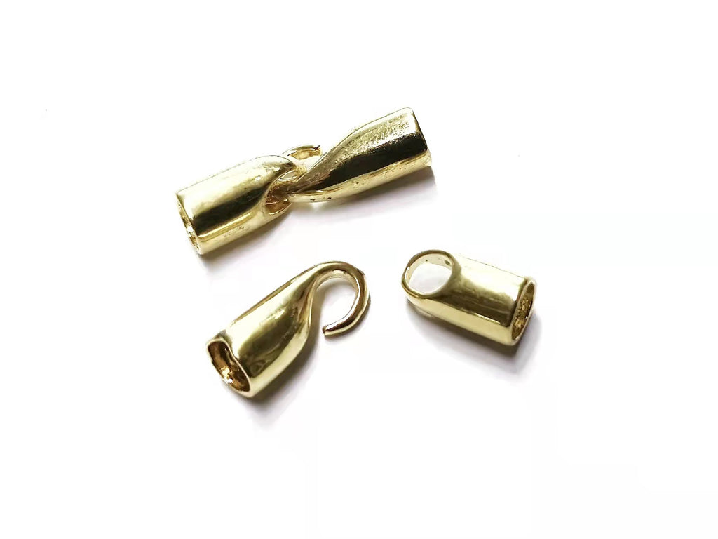 Clasp, Alloy, Fish Hook Eye Clasp, for 5mm cord | 魚勾扣, 合金, 5mm繩用