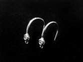 925銀閃石耳勾, 有圈