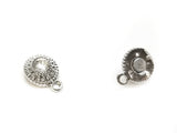 Magnetic Clasp, Alloy, 10.5x17mm, Rhinestone | 10.5mm水鑽磁石扣