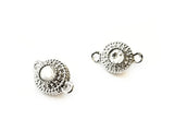 Magnetic Clasp, Alloy, 10.5x17mm, Rhinestone | 10.5mm水鑽磁石扣