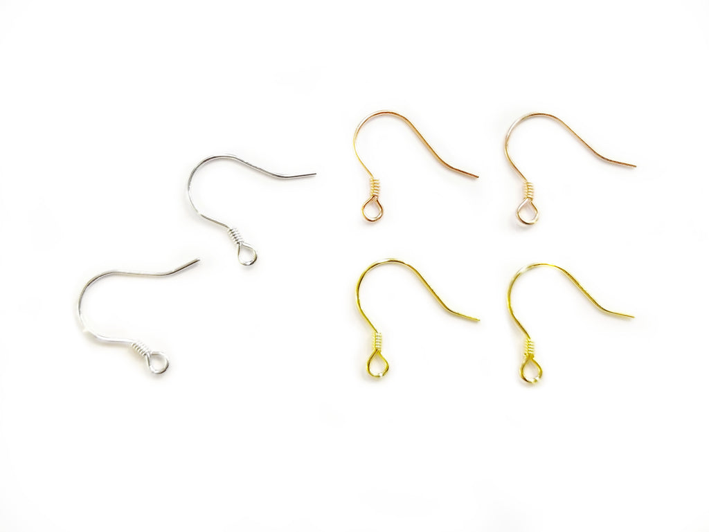 Earring Hook, Sterling Silver, Silver/Rose Gold/Golden | 925銀耳勾, 銀/玫瑰金色/金色