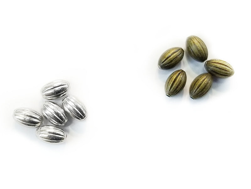 欖形銅珠 3x5mm