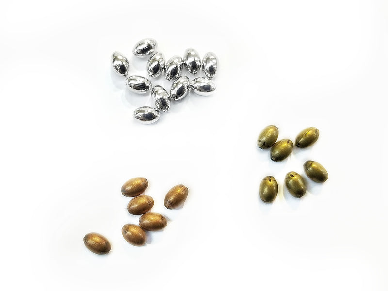 銅珠 3x5mm 橢圓銅珠