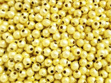 Stardust Bead, Sanded Bead, Round, 4mm, 72 Pieces | 噴沙銅珠, 4mm, 72個