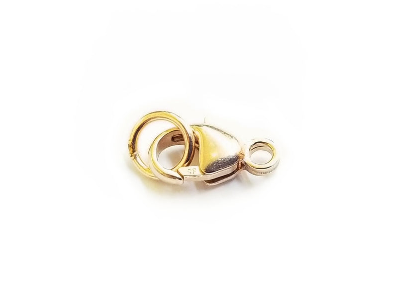 龍蝦扣,玫瑰金包金,9mm,1套