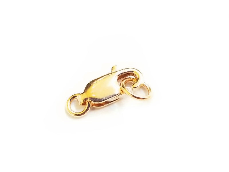 龍蝦扣,玫瑰金包金,10mm,1套