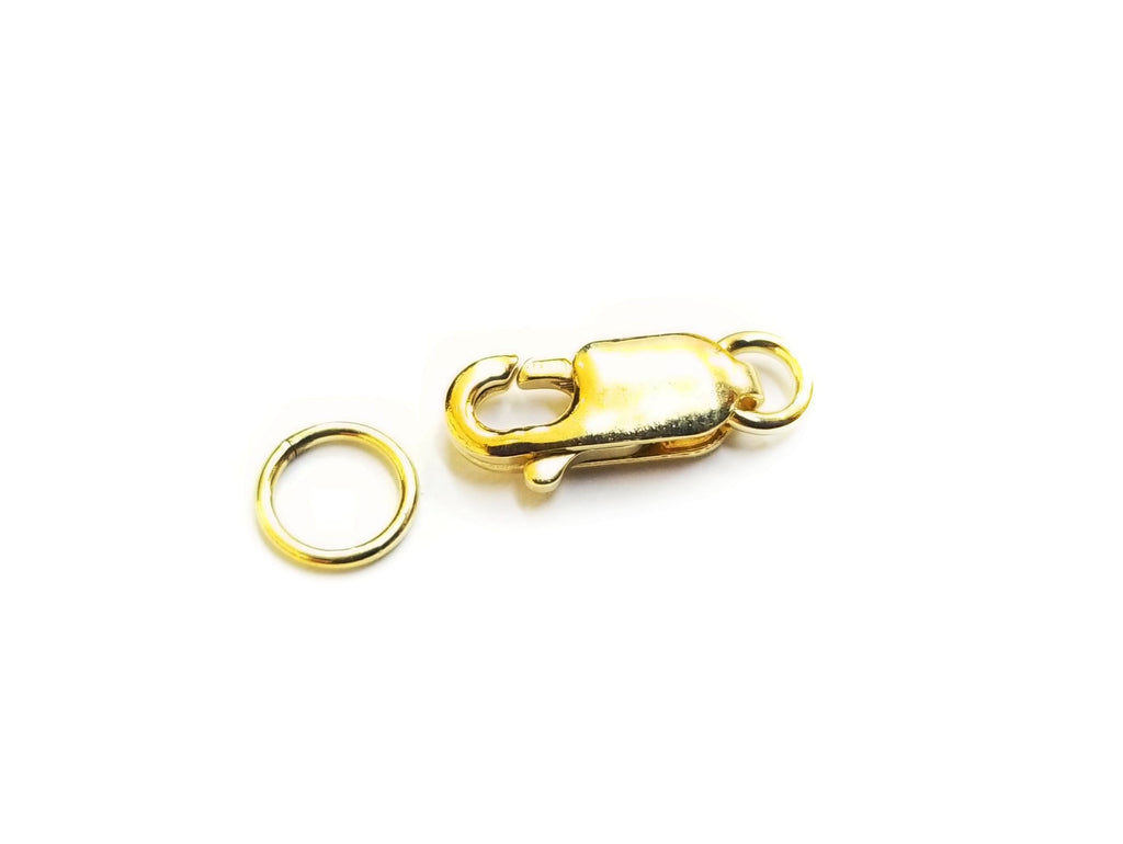 Clasp Set, 14KT Gold Filled, 12mm, 1 Set | 龍蝦扣,14KT包金,12mm,1套