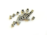 Bead, Brass, 3x3mm Square, 50 Pieces | 3x3.3mm方形銅珠,50個