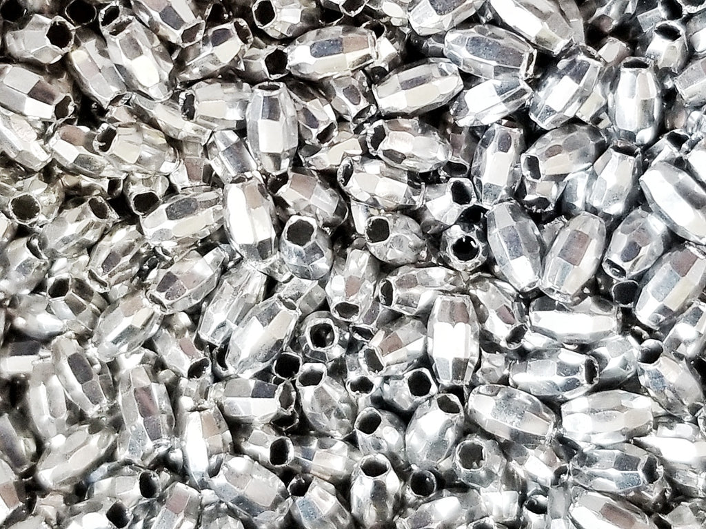 Brass Bead, 3x5mm, Faceted, 24 Pieces | 3x5mm切面銅珠, 24個