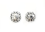 Bead, Sterling Silver, 10mm | 通花銀珠, 10mm