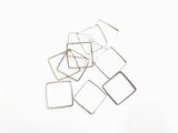 Brass Ring, 20x20mm, 10pcs | 銅圈, 方形, 20x20mm, 10個