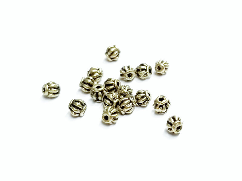 Spacer, Alloy, 4mm, Antique Gold, 72 Pieces | 4mm古金色合金圈,72個