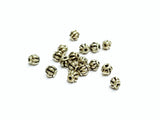 Spacer, Alloy, 4mm, Antique Gold, 72 Pieces | 4mm古金色合金圈,72個