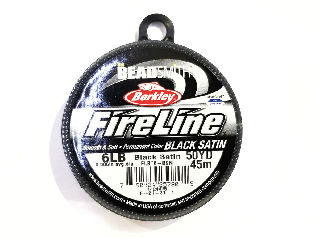 Fireline, Black, 6LB/8LB, 50 yards | Fireline魚絲線, 黑色, 6/8磅, 50碼