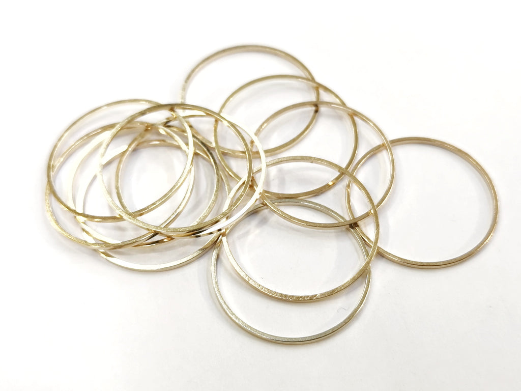 Brass Ring, Round, 25mm, 10pcs | 銅圈, 圓, 25mm, 10個