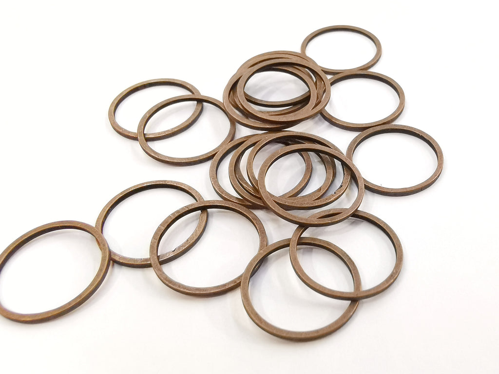Brass Ring, Round, 16mm, 20pcs | 銅圈, 圓, 16mm, 20個