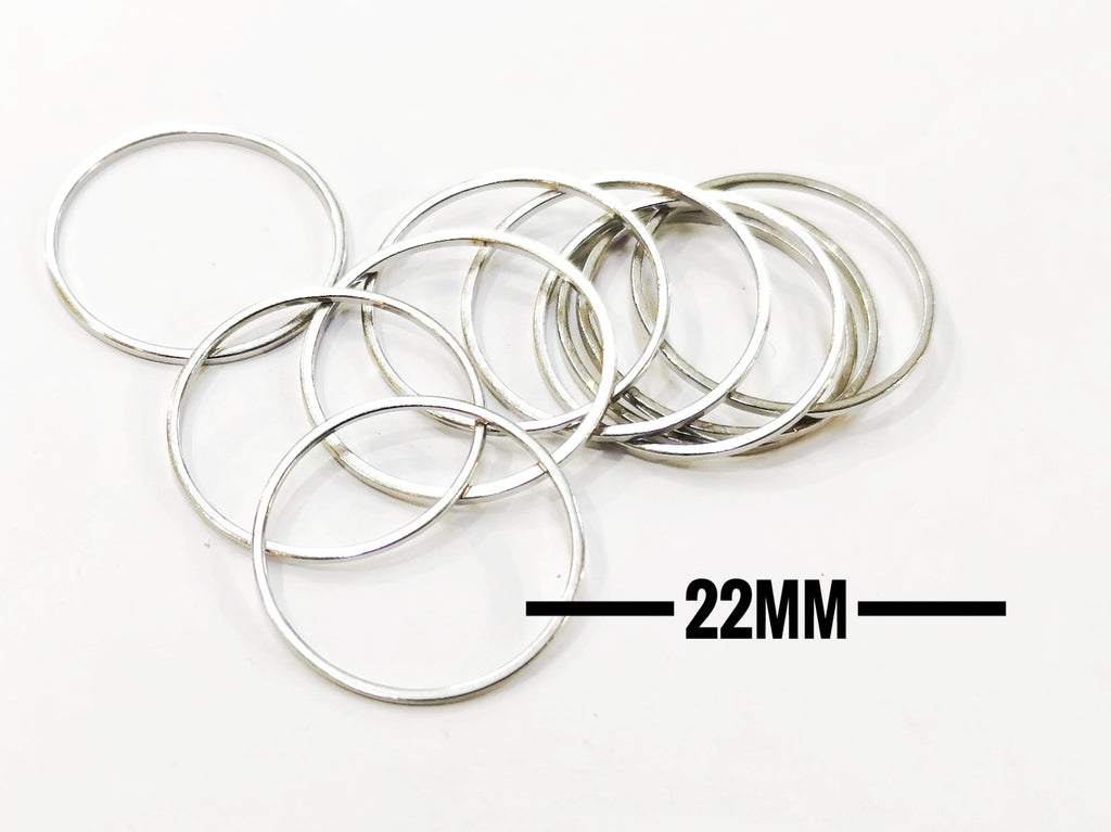 Brass Ring, 22mm, 10pcs | 銅圈, 22mm, 10個