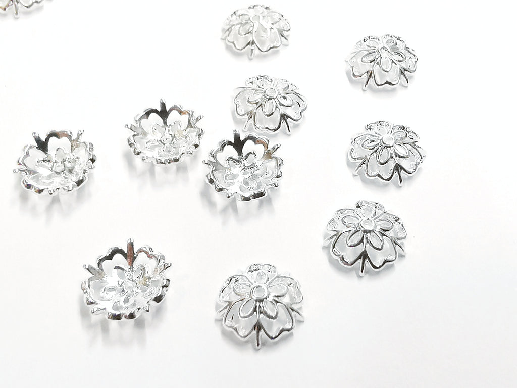 Bead Cap, Brass, 9.5mm, 10 Pieces | 銅珠蓋, 9.5mm, 10個