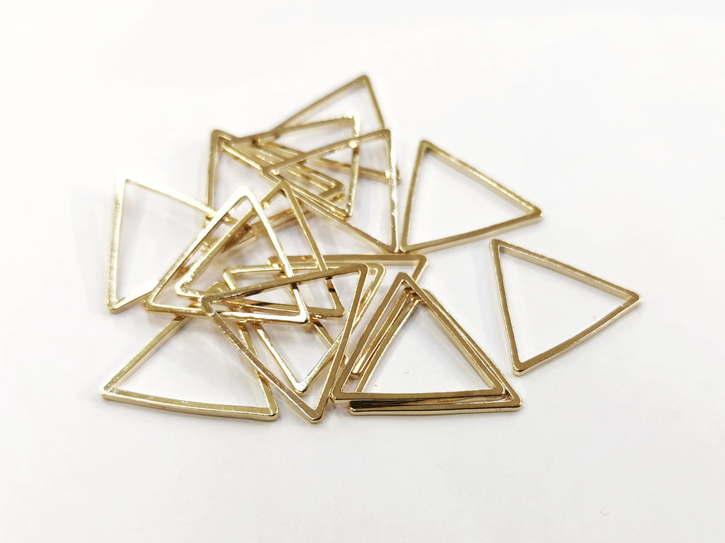 Brass Ring, Triangle, 18x20mm, 10pcs | 銅圈, 三角形, 18x20mm, 10個