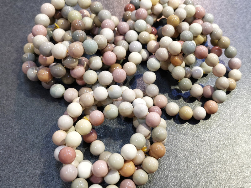 阿拉善瑪瑙, 奶油色, 單圈手鏈