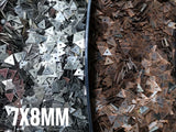 Clearance, Brass sequins, 7x8mm, triangle, 150 pcs | 特價, 圓銅片, 7x8mm, 三角形中孔, 150個