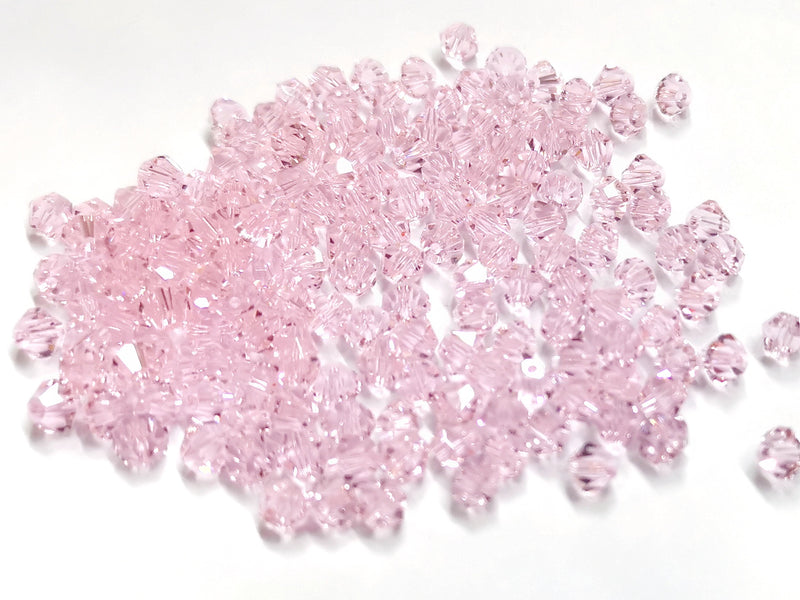 雙尖水晶玻璃, 5mm, 草綠, 72粒
