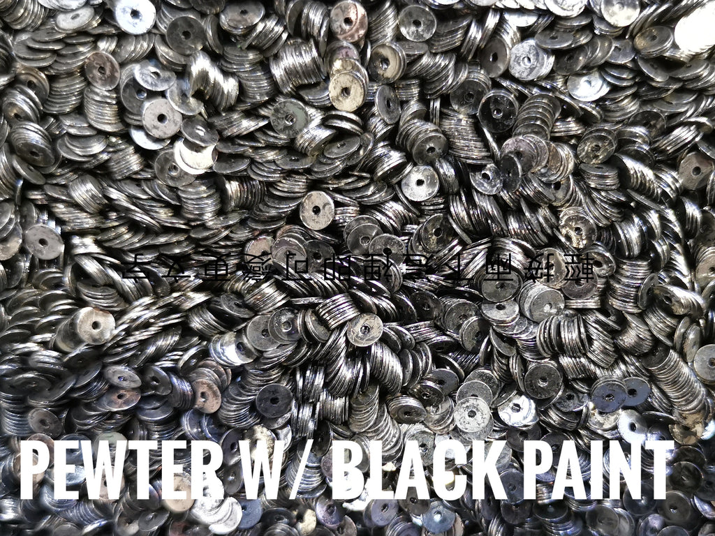 Clearance, Brass sequins, 4mm, centre hole, 200 pcs | 特價, 圓銅片, 4mm, 中孔, 200個
